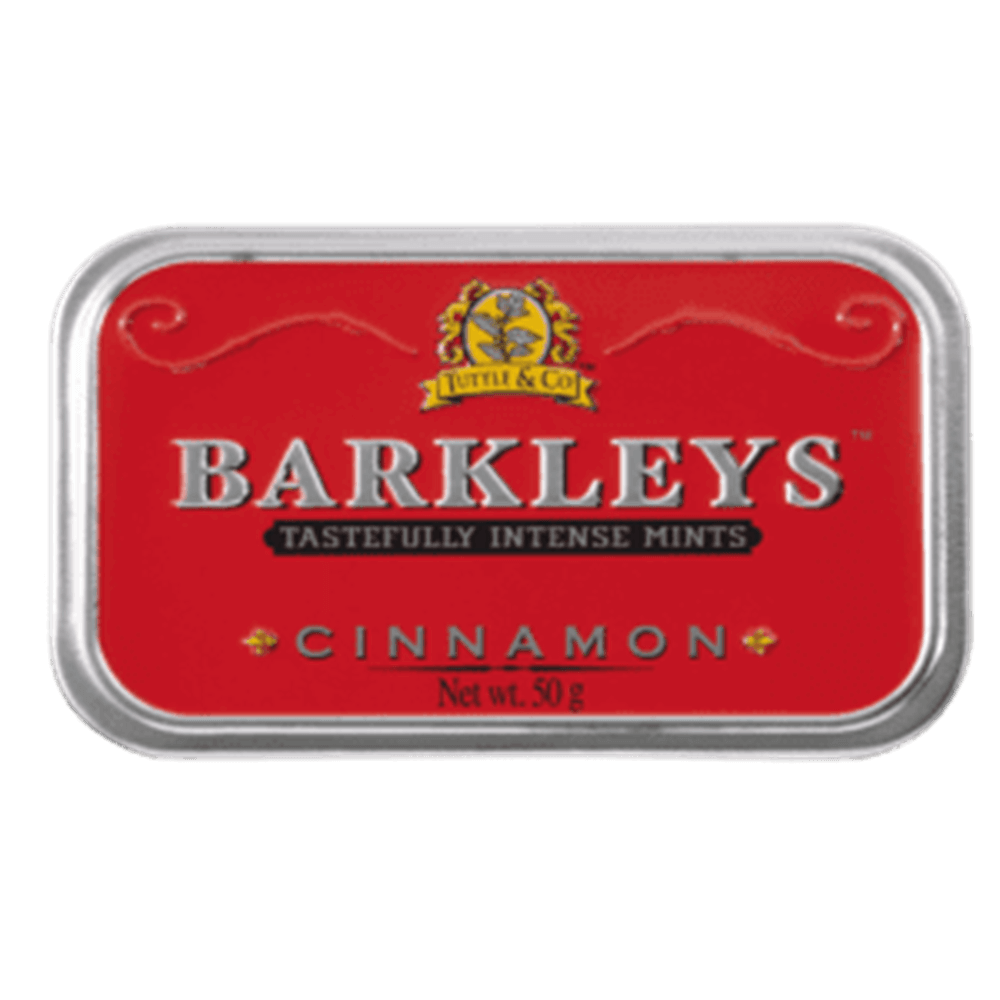 Barkleys Cinnamon Intense Mints Tins 50g